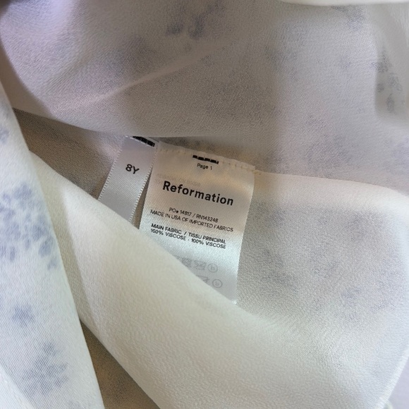 Reformation blue floral Maxi Sundress LIMITED run. No longer available - Picture 6 of 6